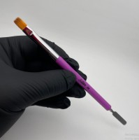 Кисть для полигеля со шпателем Soline Charms #8