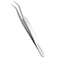 Пинцет изогнутый Enigma (Metallic)