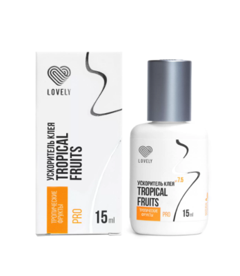 Ускоритель клея Lovely с ароматом тропических фруктов, 15 мл