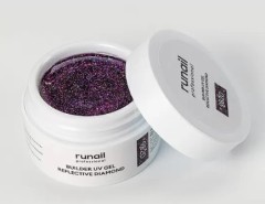 Моделирующий УФ-гель светоотражающий BUILDER UV GEL REFLECTIVE DIAMOND, 15г №9820, ruNail