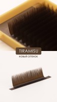 Ресницы коричневые Tiramisu Le Maitre "Bronze" 20 линий B 0.10 MIX 6-13 mm