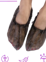 Носки одноразовые упаковка (50шт) в индивидуальной упаковке (черные)