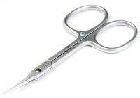 Ножницы маникюрные, Zinger, с камушком (матовые) (gaa-41)