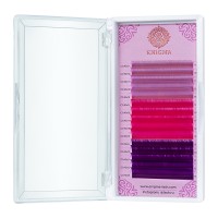 Цветные ресницы Enigma микс 0,10/C/9-13 mm "Sweet blossom" (15 линий)