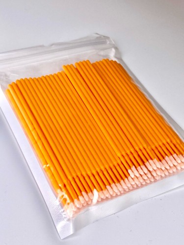Микробраши в мягкой упаковке оранжевые 2,5 мм 100шт в пачке