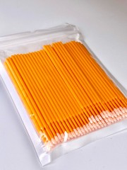 Микробраши в мягкой упаковке оранжевые 2,5 мм 100шт в пачке