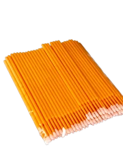 Микробраши в мягкой упаковке оранжевые 2,5 мм 100шт в пачке