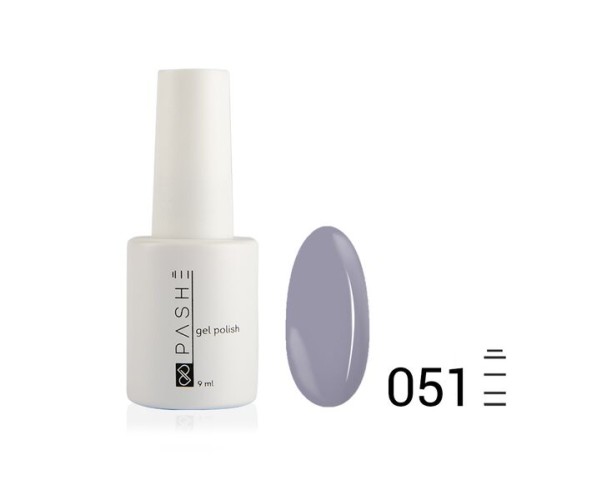 Цветной гель-лак PASHE №051 — «Осенний муссон», (9 мл)