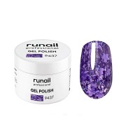 Гель-лак с фольгой и фигурными пайетками "Гортензия", 5г №9437, ruNail