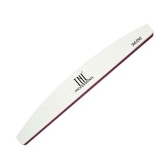 Пилка для ногтей "лодочка" 240/240 улучшенное качество (белая) (10 шт. в упак.), TNL