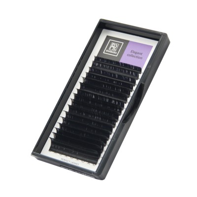 Чёрные ресницы BARBARA "Elegant" МИКС D 0.12 7-15mm