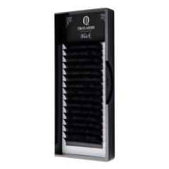 Ресницы OkoLashes серии BLACK изгиб D 0.06 12 мм, 16 линий