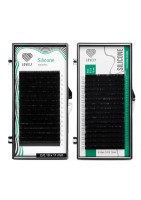 Ресницы чёрные Lovely серия &quot;Silicone&quot; - 16 линий D 0.07 16мм