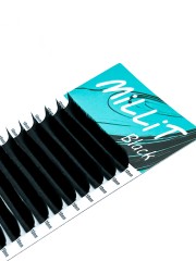 Черные ресницы Millit C+ 0.10 06мм 16 линий