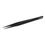 Пинцет прямой тонкий VIVIENNE (Черный)
