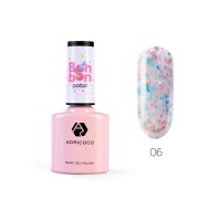 Камуфлирующая база Bonbon Potal №6 с цветной поталью, ADRICOCO, 8 мл Камуфлирующая база Bonbon Potal №6 с цветной поталью, ADRICOCO, 8 мл