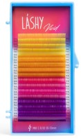 Ресницы цветные LASHY Vivid &quot;Flame&quot; - 16 линий - MIX C 0.10 10-13мм