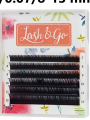 Омбре ресницы Lash&Go микс 0,07/D/8-13 mm "Пепельный" (6 линий)
