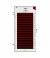 Ресницы Ombre Red Le Maitre "Caprice" 20 линий D 0.10 MIX 8-15 mm