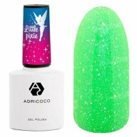 Гель-лак ADRICOCO Little Pixie светоотражающий №16 - Неоновый салатовый, 8 мл