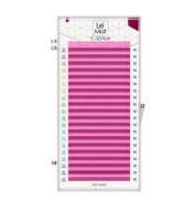 Ресницы Neon Pink Le Maitre "Caprice" 20 линий D 0.10 MIX 8-15 mm