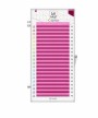 Ресницы Neon Pink Le Maitre "Caprice" 20 линий D 0.10 MIX 8-15 mm
