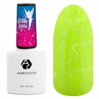 Гель-лак ADRICOCO Little Pixie светоотражающий №17 - Кислотный желтый, 8 мл