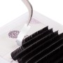 Черные ресницы Enigma light микс 0,10/C/7-14 mm (16 линий)