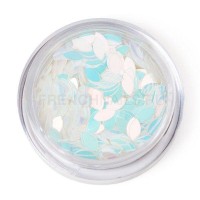 ПАЙЕТКИ TNL ЛЕПЕСТОК - ГОЛУБОЙ ЖЕМЧУГ